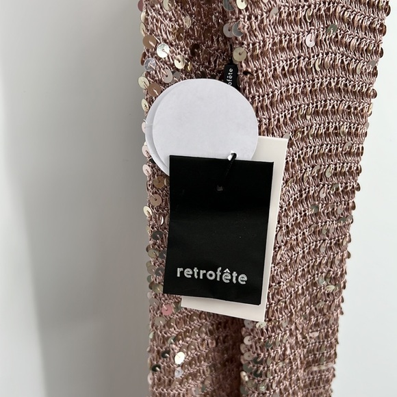 retrofete Marie Dress in Rose Gold XS/S - Picture 12 of 13
